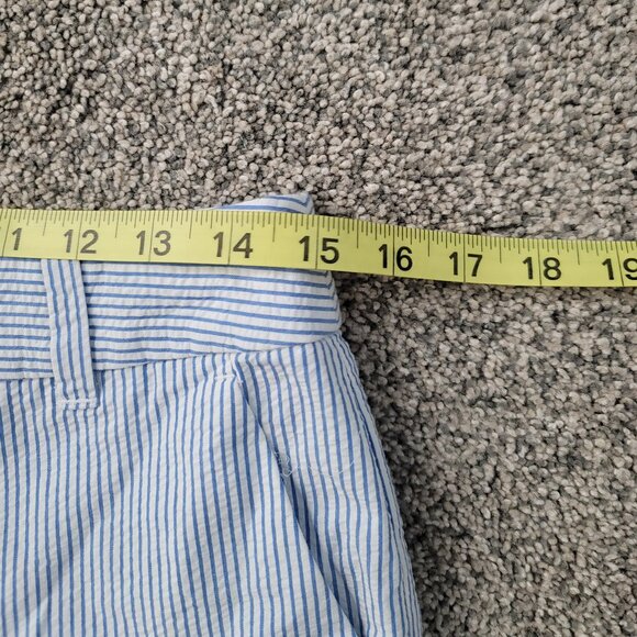 J Crew Women's Shorts Blue & White Size 4 - Picture 5 of 9